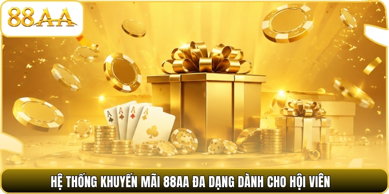 Hệ thống khuyến mãi 88AA đa dạng dành cho hội viên