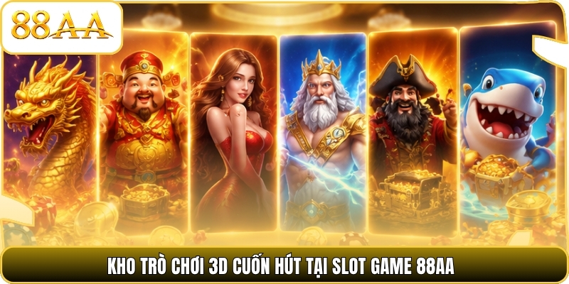 Kho trò chơi 3D cuốn hút tại slot game 88AA